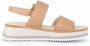 Gabor Cognac Leren Sandalen Brown Dames - Thumbnail 1