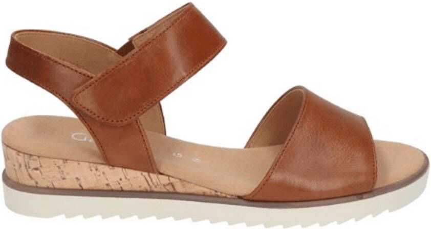 Gabor Dames Sandaal Camel G-Breedte CAMEL