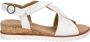 Gabor Witte Sandaal met Twist Detail White Dames - Thumbnail 1
