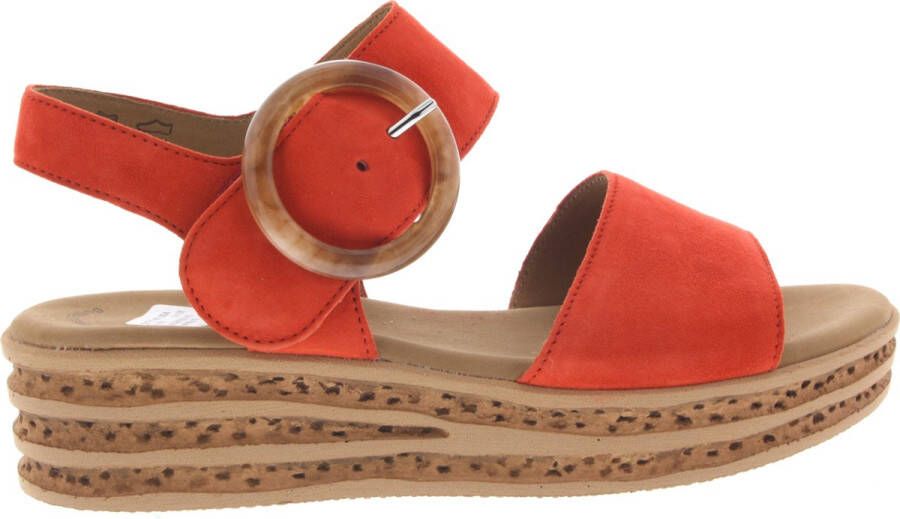 Gabor Platte sandalen voor dames in effen kleur - Foto 2