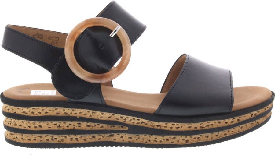 Gabor Zwarte Sandalen 550.2 Dames Black Dames
