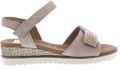 Gabor Comfortabele damessandalen in effen kleuren - Beige