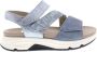 Gabor Dames Sandalen 66.882.16 Rolling Soft Jeansblauw - Thumbnail 7