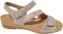 Gabor Dames Sandalen 63.734.62 Platina - Thumbnail 1