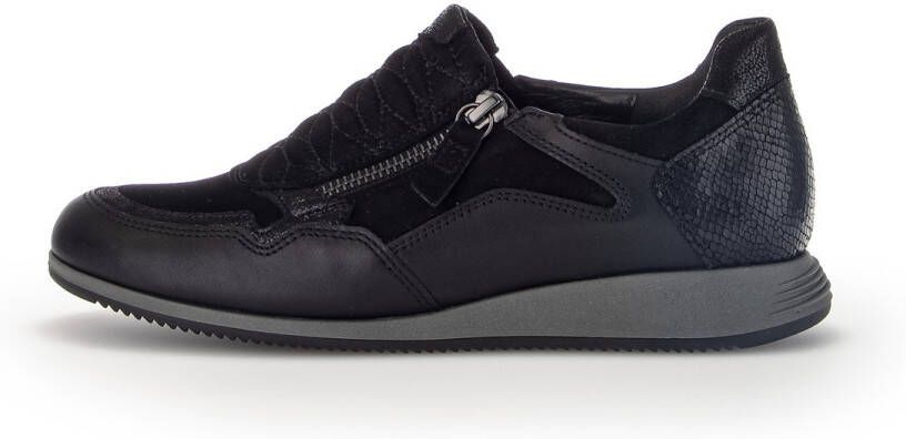 Gabor dames slip-on sportschoenen zwart