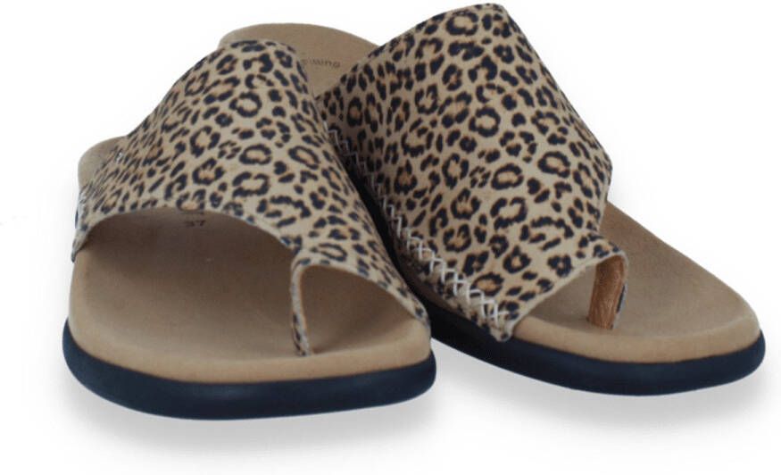 Gabor Dames Slipper Leopard F Breedte LEOPARD