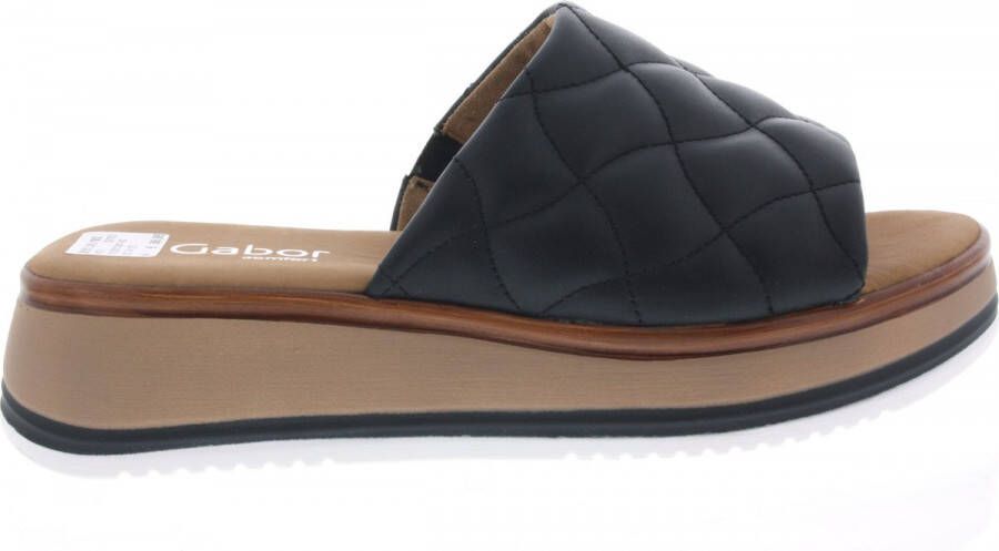 Gabor Dames Slippers 82.741.57 Zwart ½