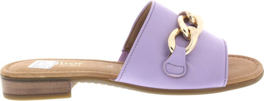 Gabor Comfortabele damesslippers Purple Dames