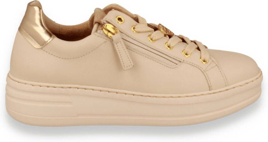 Gabor Dames Sneaker Beige Breedte Florenz G BEIGE