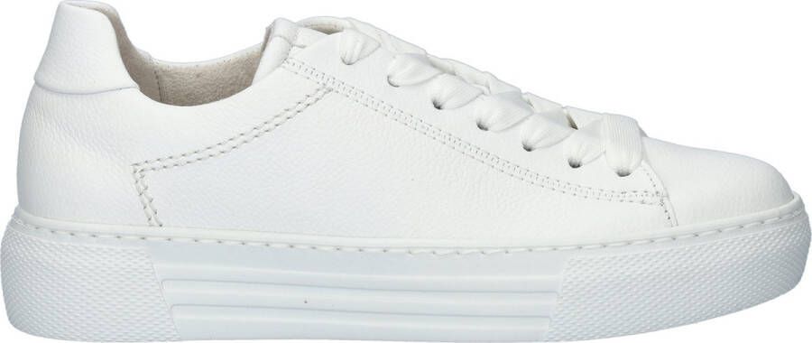 GABOR Lage Sneakers Dames 460.1 Maat: 39 Materiaal: Leer Kleur: Wit - Foto 4