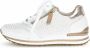 Gabor Wit Goud Leren Sport Basket Multicolor Dames - Thumbnail 5