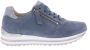 Gabor Blauwe Suède Sportieve Geperforeerde Sneakers Blue Dames - Thumbnail 1