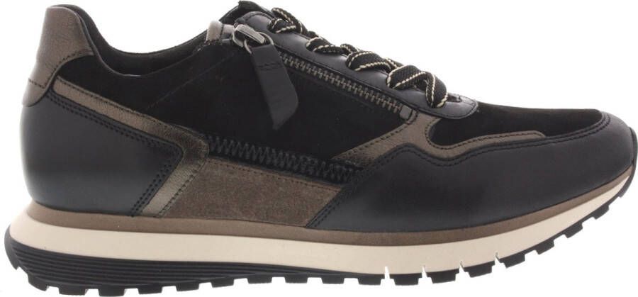 GABOR Lage Sneakers Dames 378 Maat: 37 Materiaal: Leer Kleur: Zwart - Foto 5