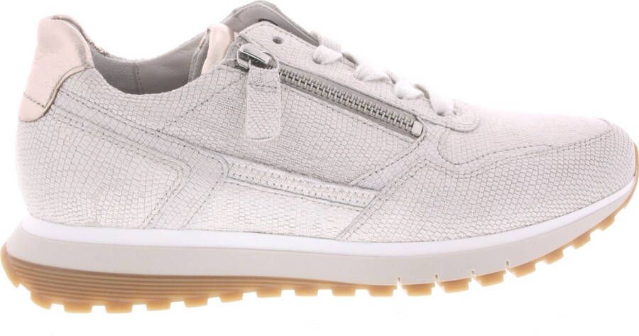Gabor Hagedis Sneakers Satin Met White Dames - Foto 3