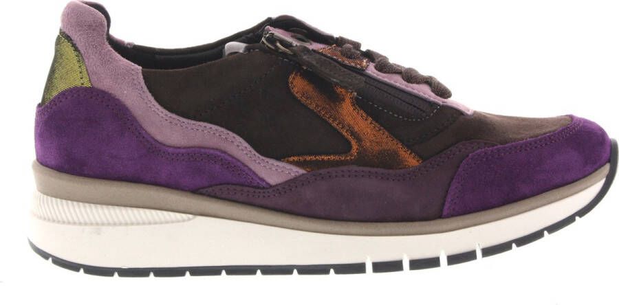 GABOR Lage Sneakers Dames 306 Maat: 37 Materiaal: Leer Kleur: Bruin
