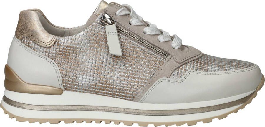 GABOR Lage Sneakers Dames 528 Maat: 42 5 Materiaal: Leer Kleur: Grijs