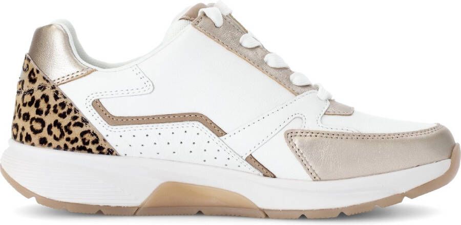 Gabor Dames Sneakers 66.878.53 Rolling Soft Wit