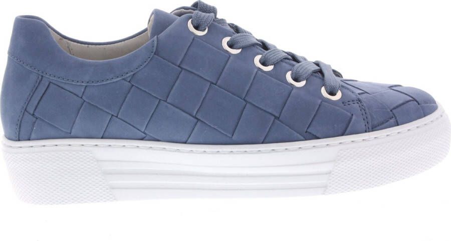 Gabor Dames Sneakers 86.469.26 Jeansblauw - Foto 4