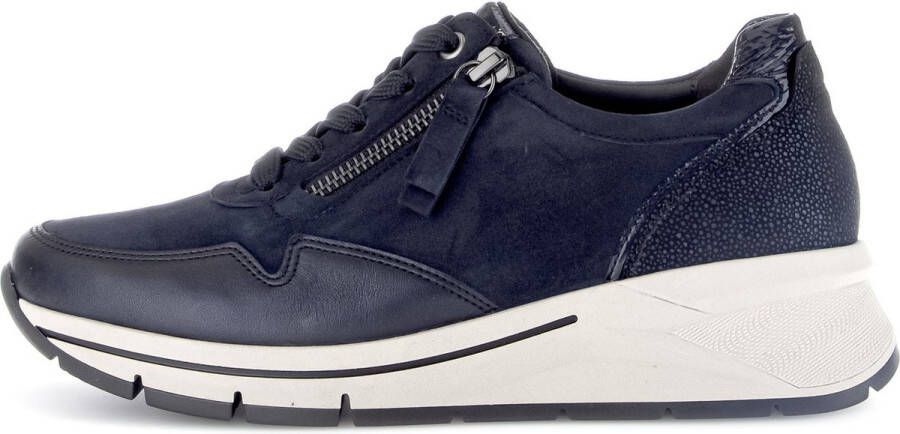 GABOR Lage Sneakers Dames 528 Maat: 36 Materiaal: Suède Kleur: Blauw - Foto 7