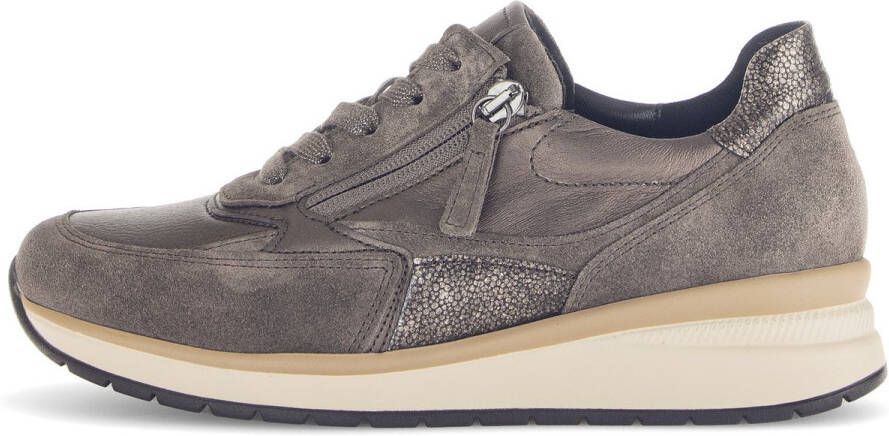 Gabor Sneaker 76.305.62 Brons Mohair Taupe Wijdte K
