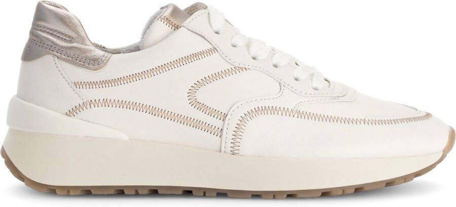 GABOR Lage Sneakers Dames 491 Maat: 40 5 Materiaal: Leer Kleur: Wit