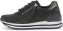 Gabor Zwarte Velvet Casual Sport Basket Green Dames - Thumbnail 1