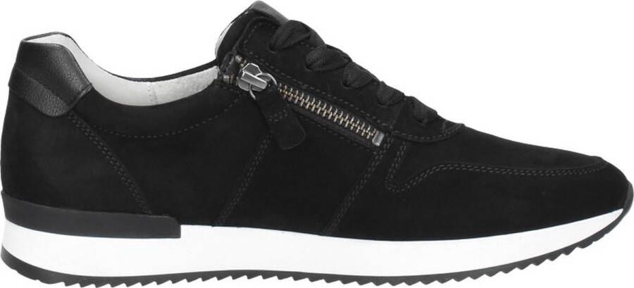 Gabor Sportieve Lage Dames sneaker met veter en rits