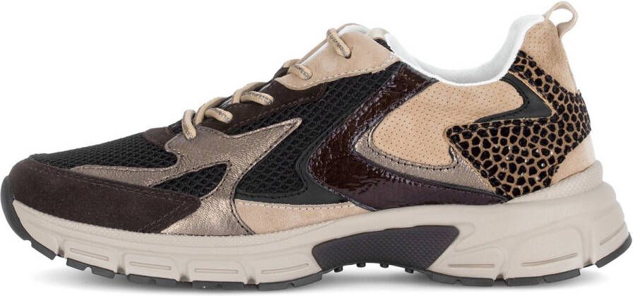 GABOR Lage Sneakers Dames 536 Maat: 40 5 Materiaal: Suède Kleur: Bruin