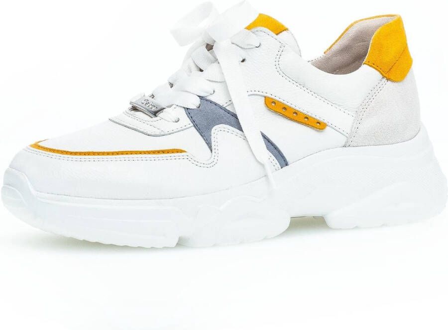 Gabor Dames Witte Mango Combi Sneaker White Dames
