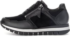 Gabor Stijlvolle Sneakers in Diverse Materialen Zwart Dames