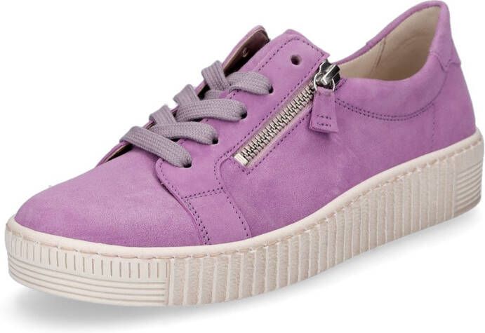 Gabor Veloursleren Enkellaarzen Pink Dames