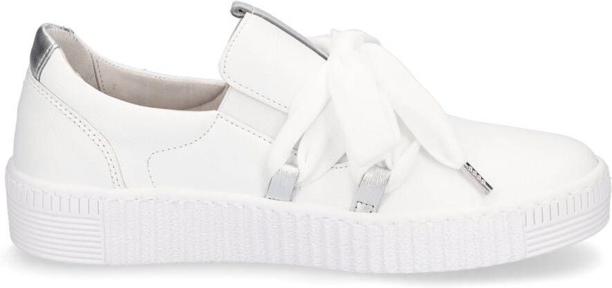 Gabor Slip-on sneakers Veterschoen lage schoen slipper met opgestikte versiersluiting