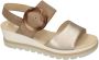 Gabor Gouden leren sandalen Multicolor Dames - Thumbnail 8