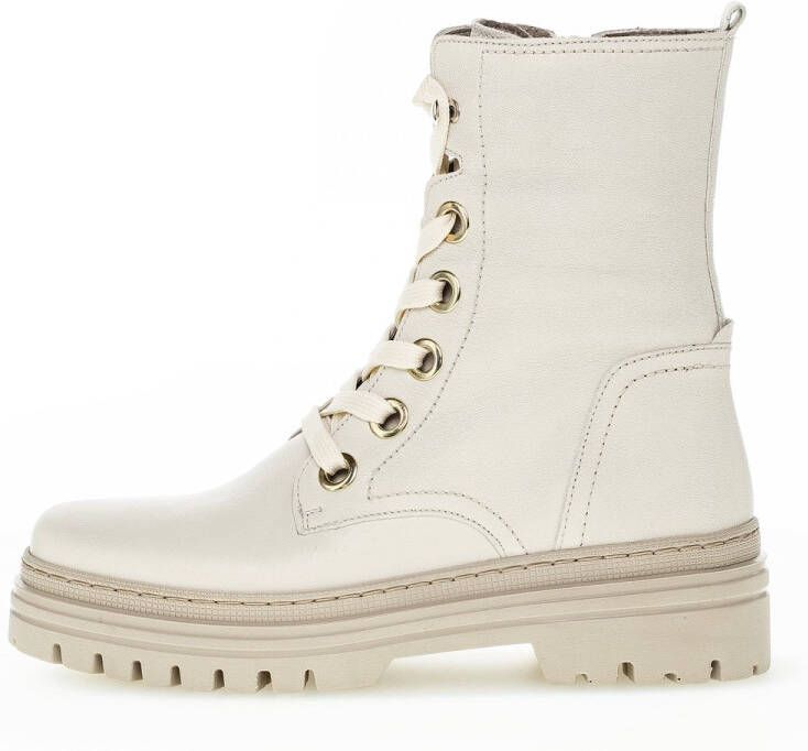 Gabor Dames Veterschoenen beige Dames Veterschoenen beige