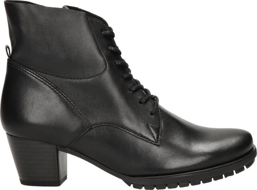 Gabor Zwarte gladleren veterschoenlaars Black Dames - Foto 5