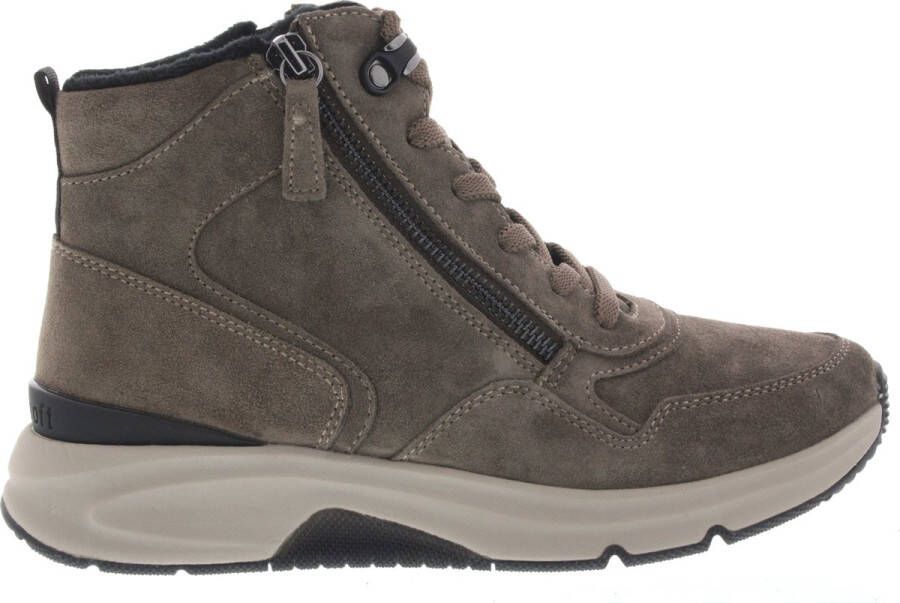 Gabor Dames Veterschoenen 36.888.30 Rolling Soft Taupe