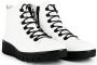 Gabor Witte leren hoge sneakers White Dames - Thumbnail 1