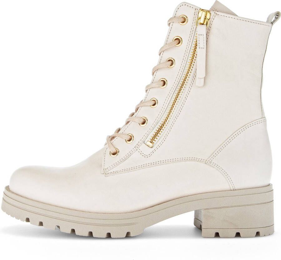 Gabor Dames Veterschoenen beige Dames Veterschoenen beige