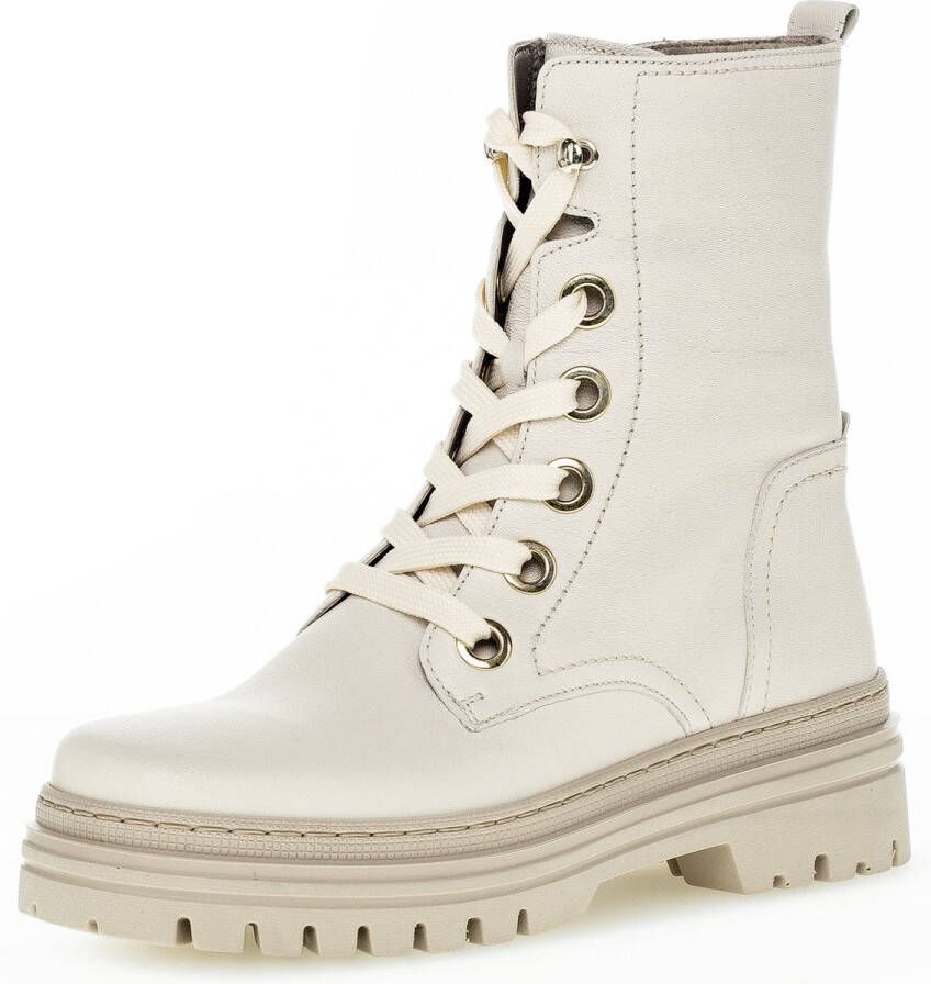 Gabor Dames Veterschoenen beige Dames Veterschoenen beige