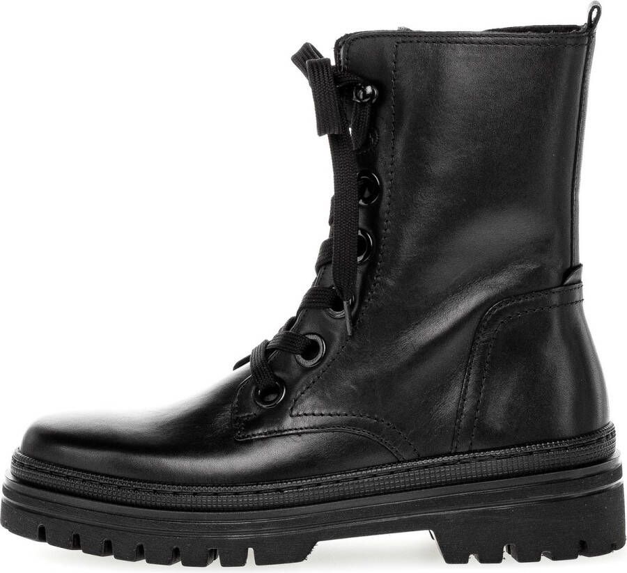 GABOR Veterboots Dames 721.1 37 5 Leer Zwart