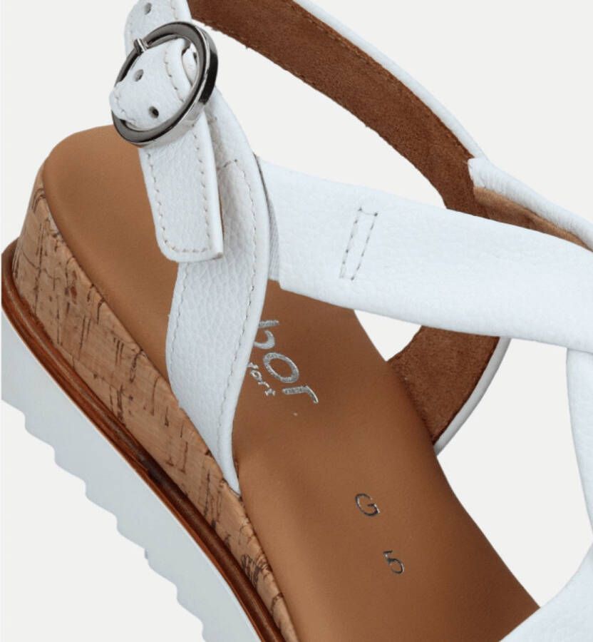 Gabor -Dames wit sandalen