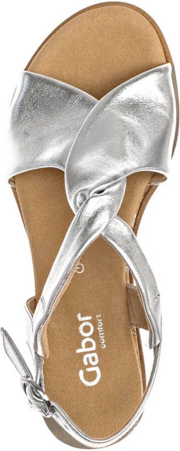 Gabor Sandaaltjes Genua sleehak zomerschoen bandjessandaal in comfortbreedte g (=wijd)