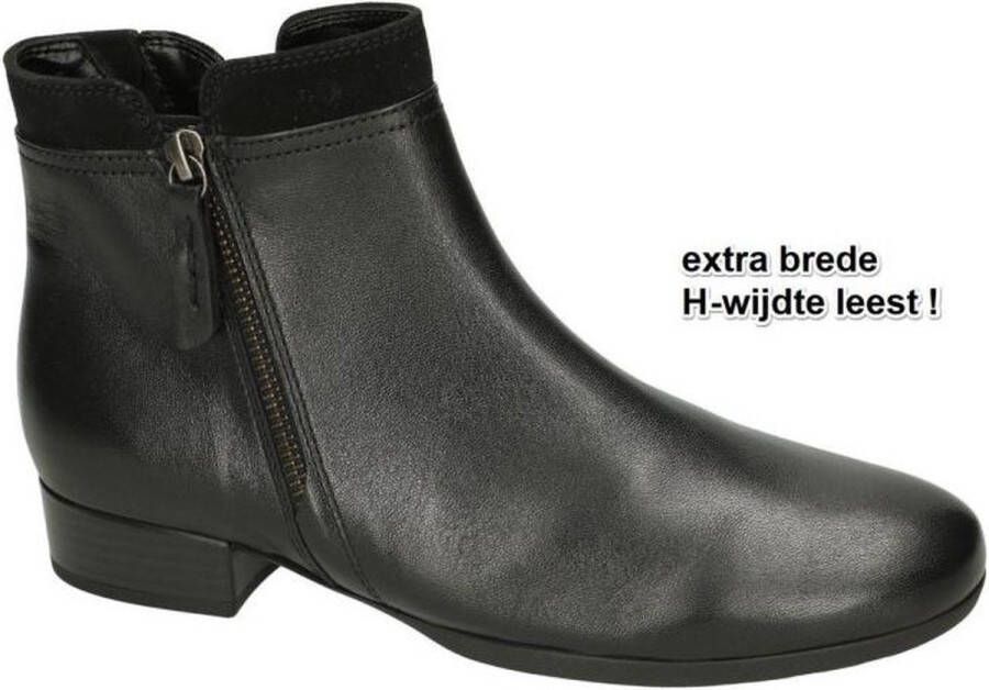 Gabor Enkellaarsjes Dames Laarzen Damesschoenen Suède 32.711 Zwart - Foto 4