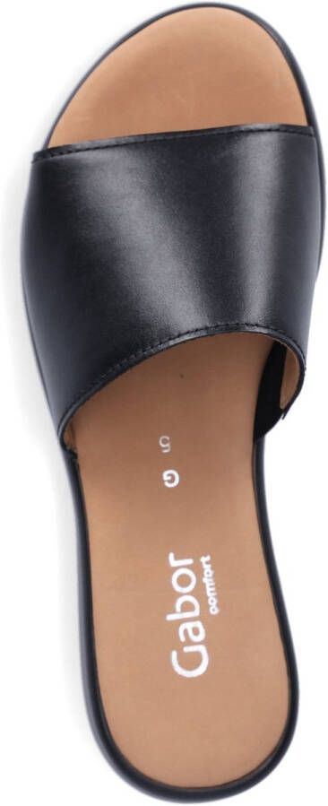 Gabor -Dames zwart slippers & muiltjes