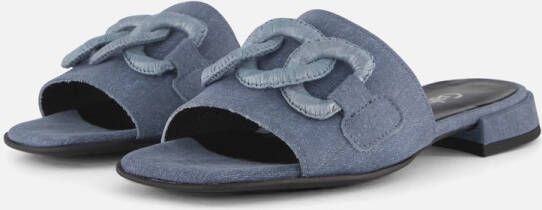 Gabor Denim Slippers blauw Textiel Dames