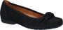 Gabor Klassieke Comfortabele Leren Ballerina's Black Dames - Thumbnail 1