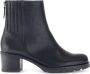 Gabor Leren Enkellaars met 5cm Hak Black Dames - Thumbnail 1