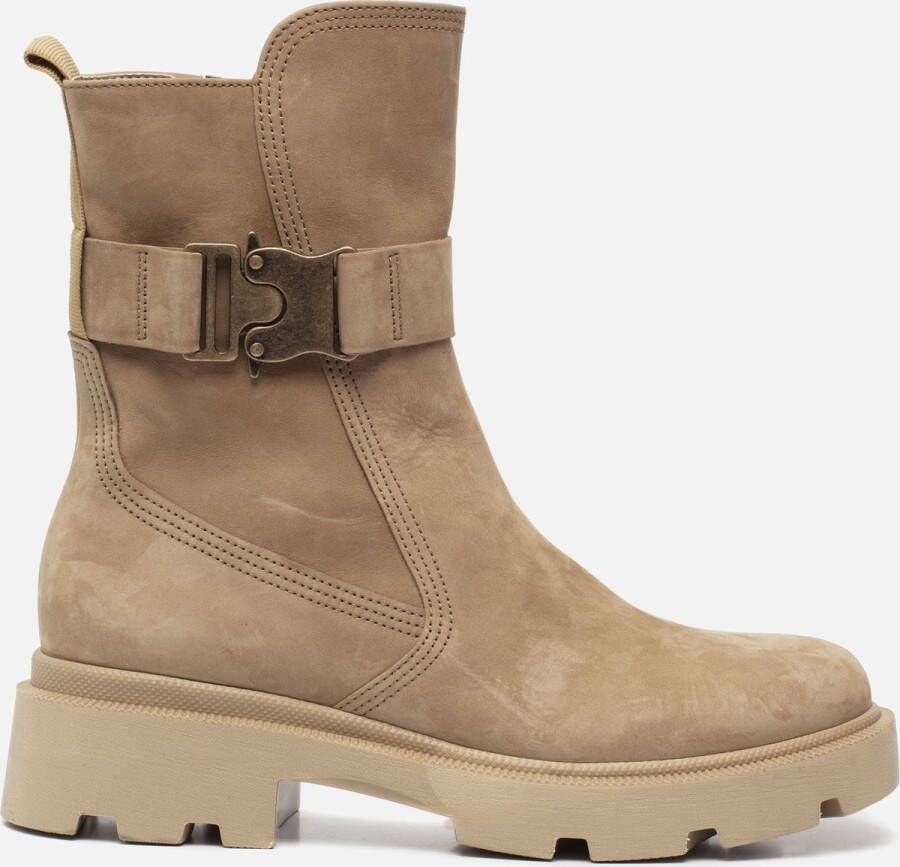Gabor Enkellaarsjes Beige Nubuck 182421 Dames