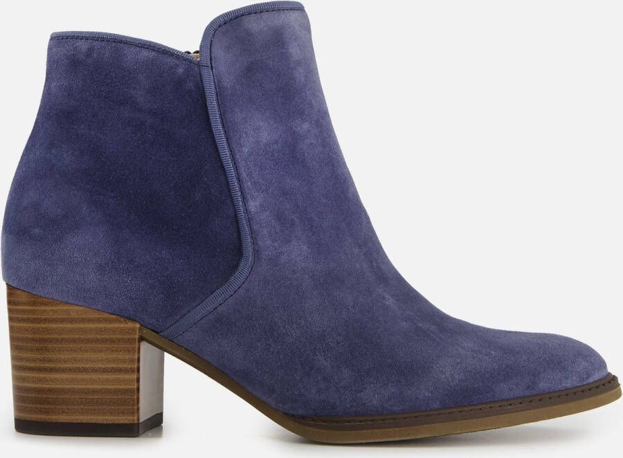 Gabor Enkellaarsjes blauw Suede Dames