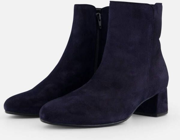 Gabor Enkellaarsjes blauw Suede Dames